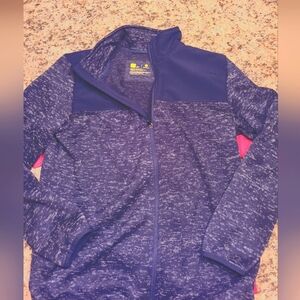 Navy athletic sweater zip-up, size 18/20 (Boys XL)